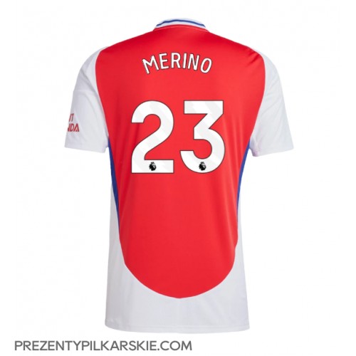 Stroje piłkarskie Arsenal Mikel Merino #23 Koszulka Podstawowej 2024-25 Krótki Rękaw